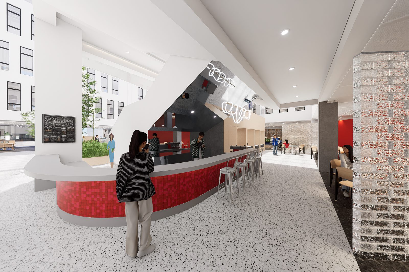 Wenhua Library cafe